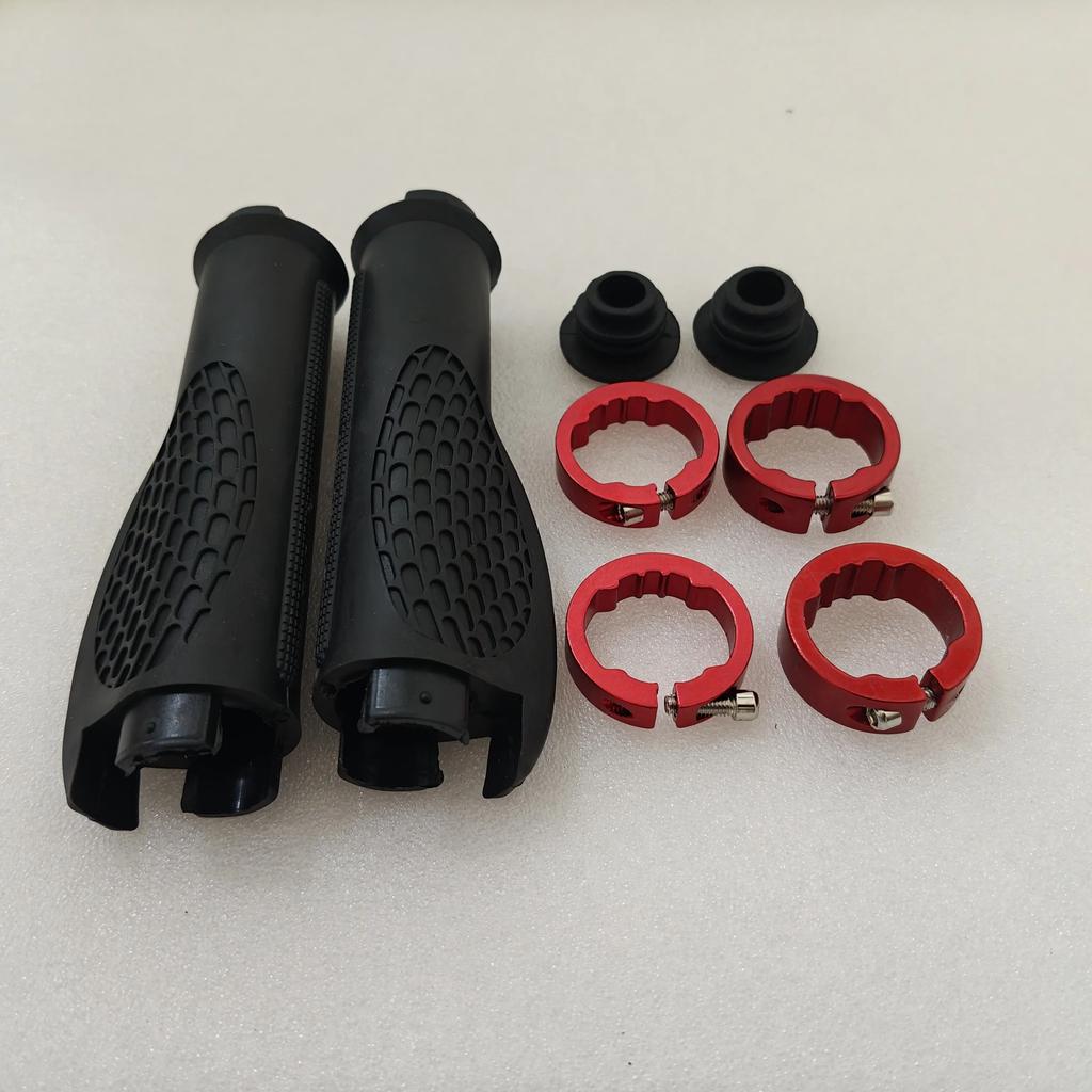 1 Pair Rubber Bike Handlebar Grip Anti-Skid Ergonomic Mountain MTB Cycling Parts Bicycle Grips Black Gold Red Blue