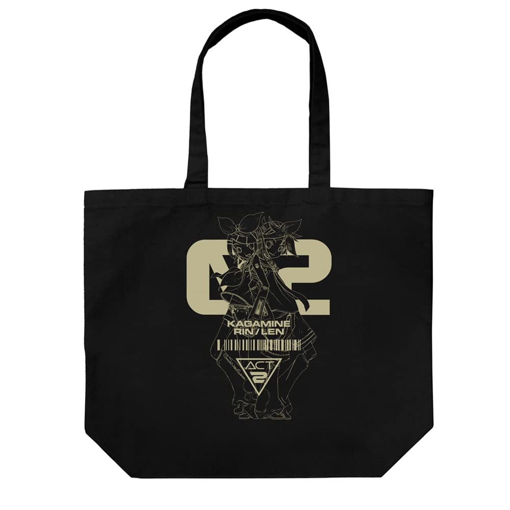 

COSPA Kagamine Rin & Len Large Tote Bag BLACK Approx. 40 x 48 x 15cm Made of cotton