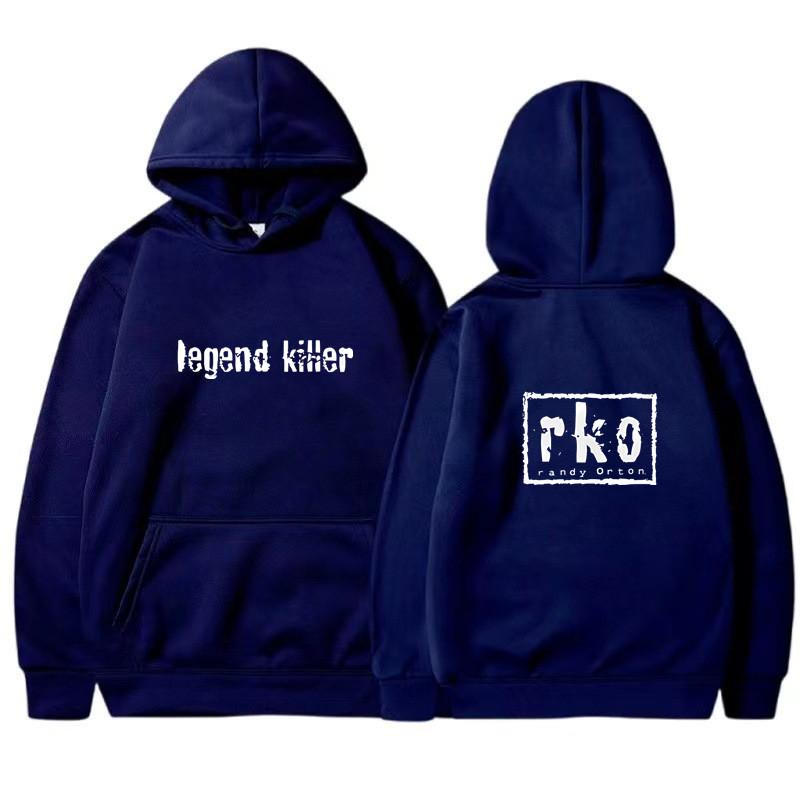 New Men's Autumn/Winter Casual Fashion Letter Printed Fleece Pullover With Long Sleeves And Kangaroo Pockets Hooded Sweatshirt