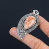 Gift For Women Jewelry Pendant 925 Sterling Silver Natural Sunstone Gemstone