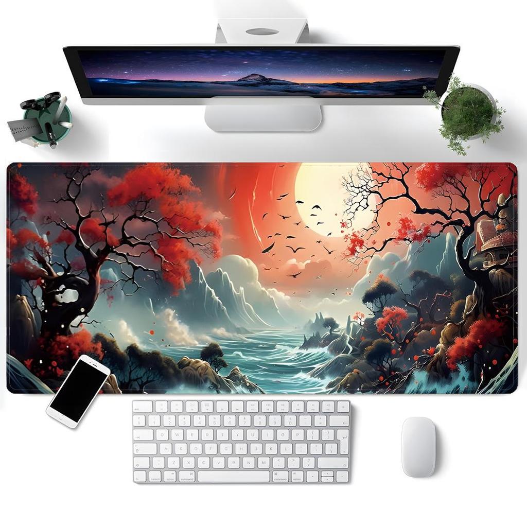 Custom Large Japan Esports Mouse Pad - Non-Slip Office Desk Mat for Laptops