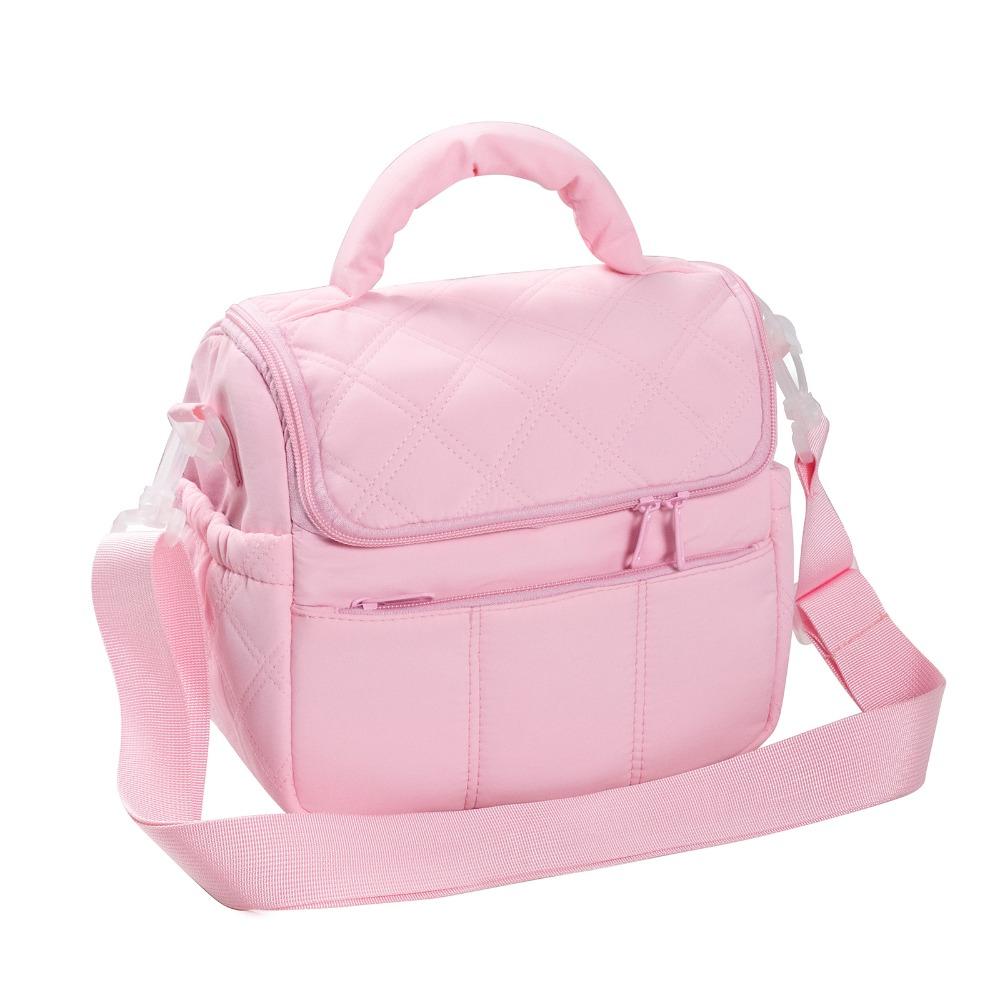 Quilted Puffer Insulated Lunch Bag Soft Cooler Thermal Bag Multi-functional Lunch Tote  Work