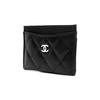 Chanel Diamond Quilted Card Holder Women Accessories Black AP0213-Y01588-C3906