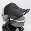 Stroller Sun Shade UV Protection Foldable Wind Dust Cover for Baby Strollers Adjustable Rain Cover for Car Seats Prams