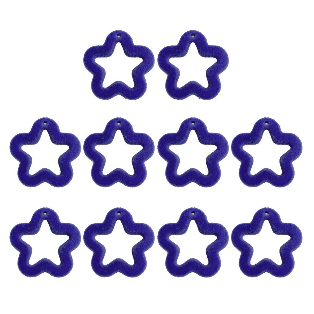 10Pcs Acrylic Beading kit Loose Hollow Five-Pointed Star Bead Friendship Bracelet Making Beads Jewelry Accessories