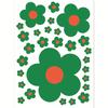 Colorful Flower Wall Sticker for Car Glass Baby Room Wall Decals Living Room Children Home Decor Bedroom Decoration 1Pcs Cartoon