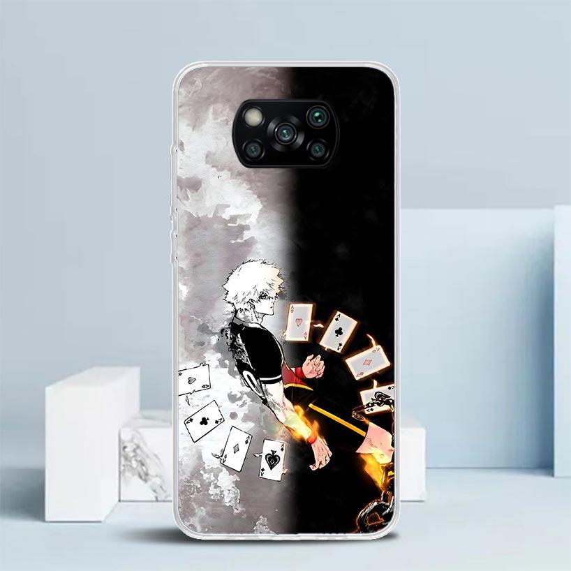 Blue Lock Football Anime Soft Cover for Xiaomi Poco F7 Ultra X7 X6 X5 Pro M7 Phone Case Redmi 15 15C 13 13C 12 12C 10 10C Print