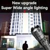 Portable Flashlight with Battery Display, Type-C Charging, Multiple Lighting Modes, Suitable for Home, Outdoor, Camping, Fishing