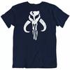 Maske, Mythosaurierschädel, Mandalorianischer Stern, Halloween TV Lustiges T-Shirt Tee Geschenk Neu