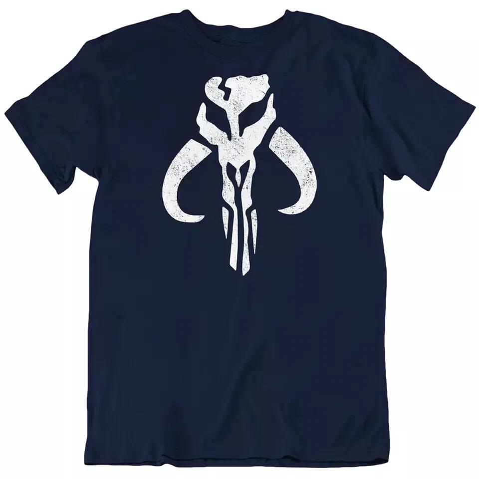 Mask, Mythosaur Skull, Mandalorian Star, Halloween Tv Funny T Shirt Tee Gift New M