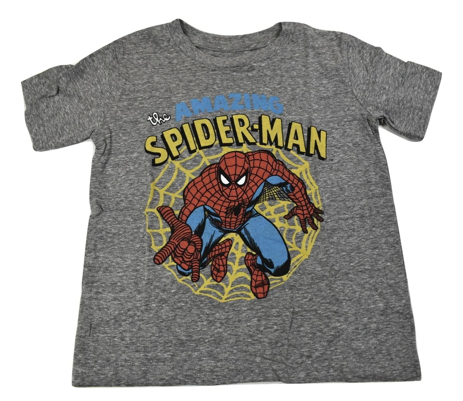 Jumping Beans Boys The Amazing Spiderman Shirt New 4, 5, 6, 7, 8 XL