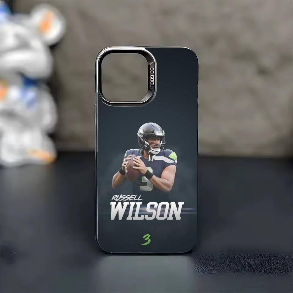 

R-Russell Rugby Wilson 3 Phone Case Color Silver Shell For IPhone 17 16 15 14 13 12 11 Pro Max Plus iPhone15plus