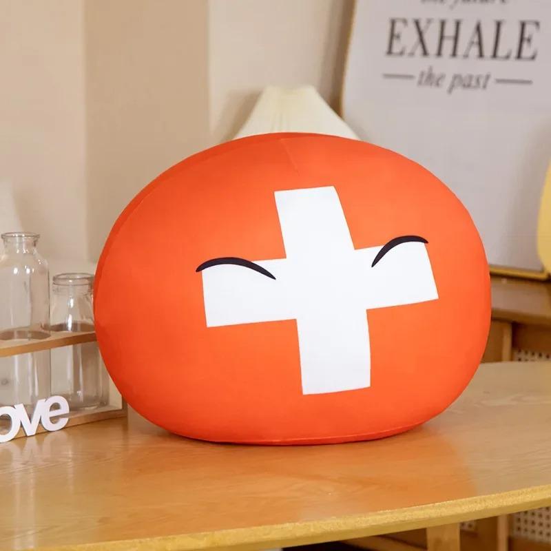 10cm Peluche Carino Countryball Polandball Bambole Ripiene Giocattoli Corti Anime Borsa Cuscino Mini Portachiavi Ciondolo Regali Cosplay