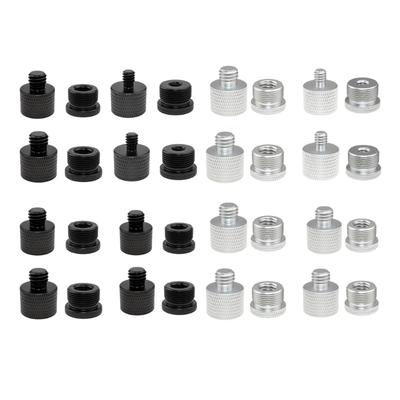 Microphone Stand Adapter Screw 5/8 3/8 1/4 Converter Screws for Microphone Camera Tripods Stand Screws Aluminum Alloy-