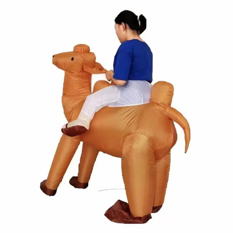 Halloween & Christmas Inflatable Evil Clown Costume - Quirky and Funny Doll Prop Suit