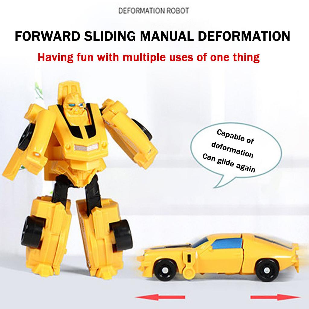 Transforming Robot Toy, Convertible Doll, Can Be Turned Into A Toy Car, Suitable For Boys And Girls Aged 6 And Above, 8 Inches