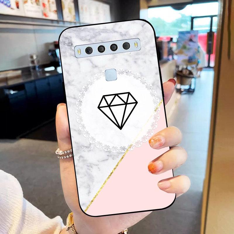 For TCL 10L Case T770H T770B Back Cover For TCL 10 Lite Case Coque Shockproof Soft TPU Silicone Phone Case 10 L 10Lite Fundas