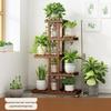 Thickened 5-Tier Solid Wood Floor Plant Stand