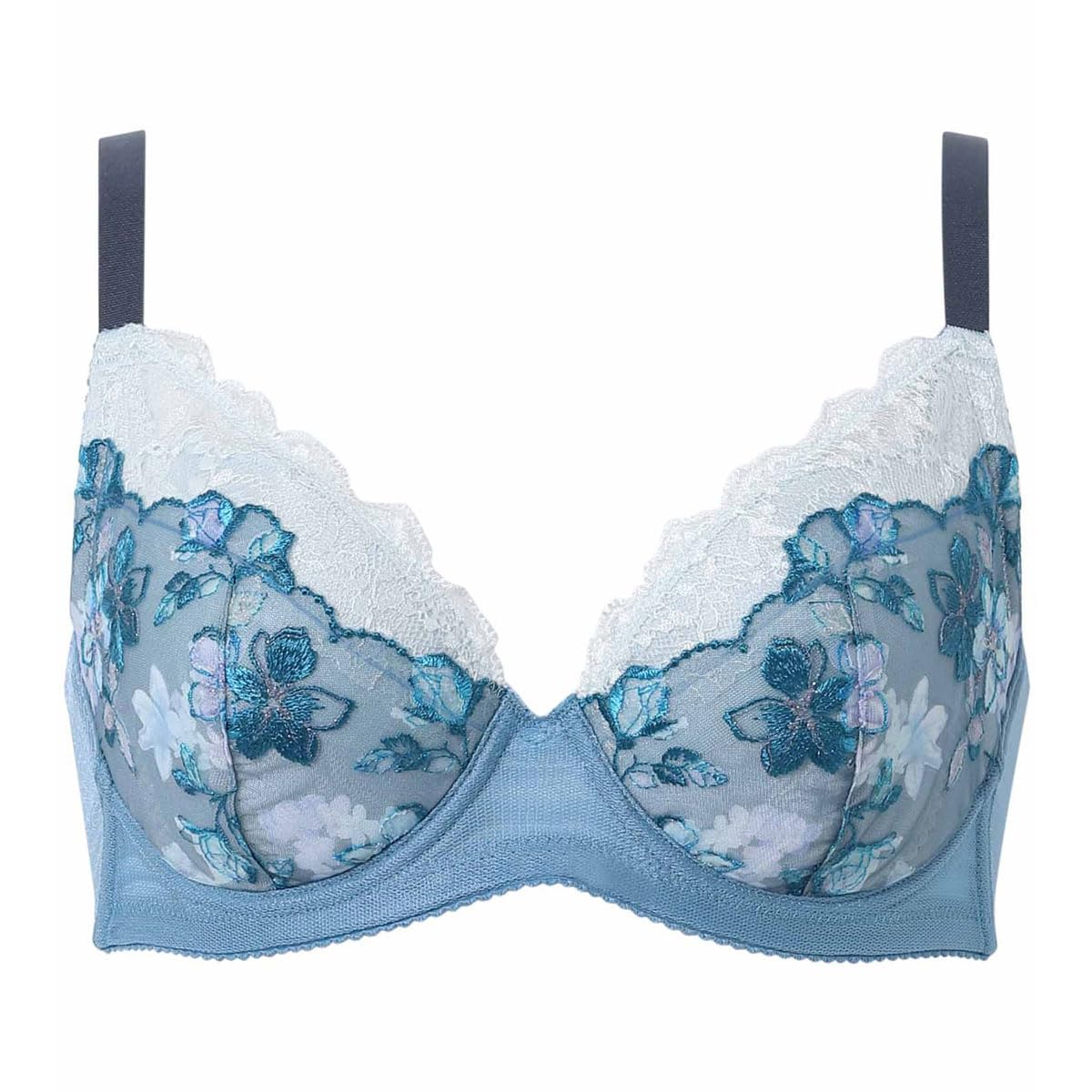 

Wacoal BRB453 Бюстгальтер меньшего размера, отдельный предмет, чашка 3/4, DEF, (NV-Темно-синий, E85)