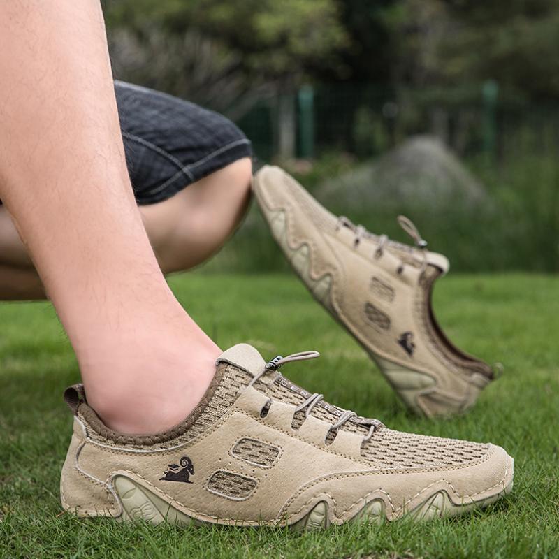 2024 Летние Сетчатые Дышащие Кроссовки для Мужчин Повседневная Спортивная Обувь — фото 6