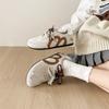 Queen Fan Retro Flat Bottom Inner Height Increase Moral Training Shoes Women's 2025 New Autumn Skirt Versatile Low-top Board Shoes