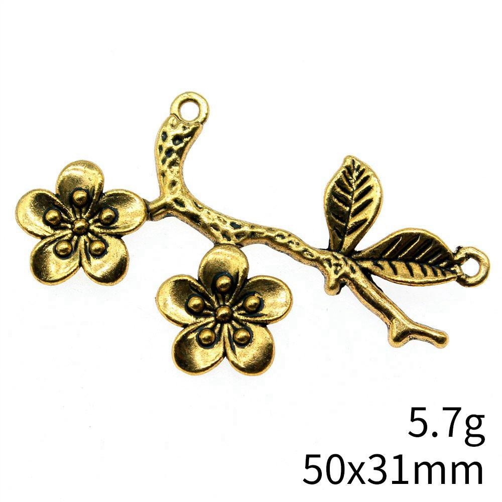 New Year's Day Jewelry & Accessories Branch Leaf Connector Accessories Parts Home Garden Accessories For Women Necklace And Earrings