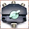 2025 Trend 1 Piece CO-301 Wideband Coax Switch 3 Port Antenna Repeater Heavy Duty M-J Manual Aerial Short-Wave Base Adapter For