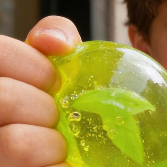 Large Squeeze Toy Simulated Tea Balls Slow Rebound Plastic Stress Relief Decompressing Pinch Toy Portable Novelty Gift for Anxiety