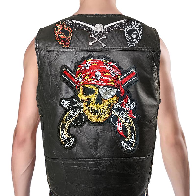 

Trendy Men s And Denim Horse Oversized Embroidered Vest With Sleeveless Personalized Casual Camisole Braiding the thread Braiding the thread 03-1 S чёрный