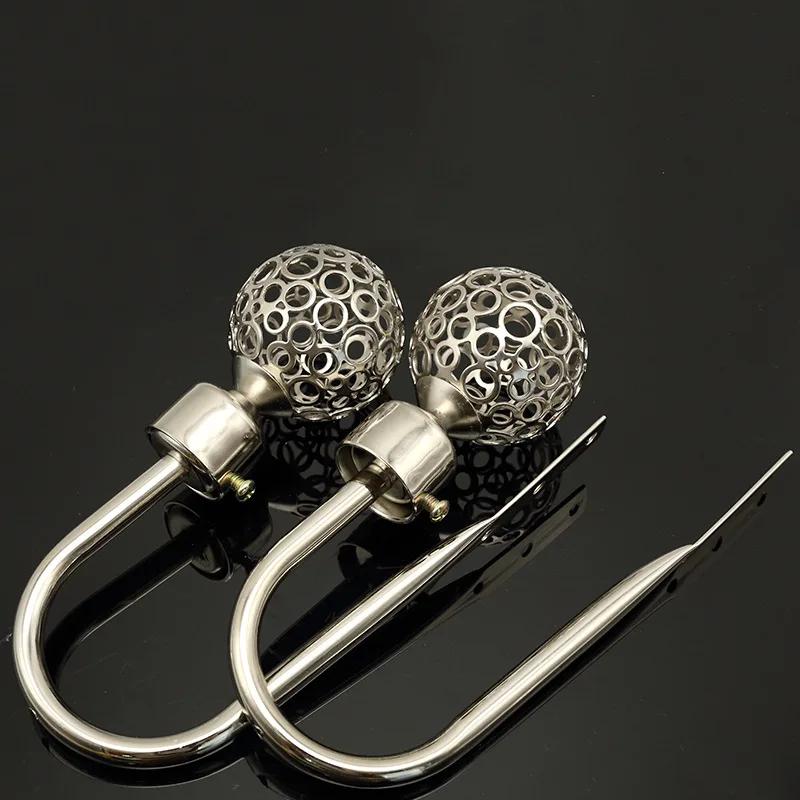 Carved Small Crystal Ball Aluminum Alloy Curtain Wall Hook Crystal Curtain Storage Vacation Home Decoration