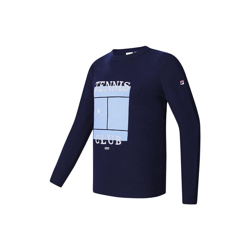 FILA Sweaters Men s Royal Blue Crew Neck Moderate Other A11M413402F-NV M