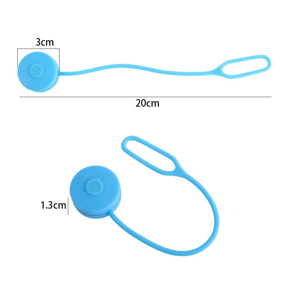 Light Night Riding Silicone Bike Rear Light Bicycle Light LED Backpack Light Bike Warning Light