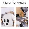 Specter Wood Sign for Halloween Colorful Flower Wreath Festives Window and Wall Decoration Waterproof Door Ornament