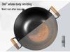 Naijiang Thick Cast Iron Wok with Lid