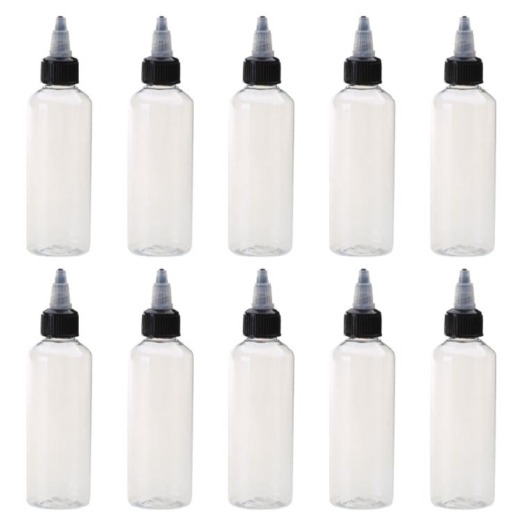 

Pack of 10 Squeeze Bottles with Lid Square Bottles for Dressings and Condiments 1