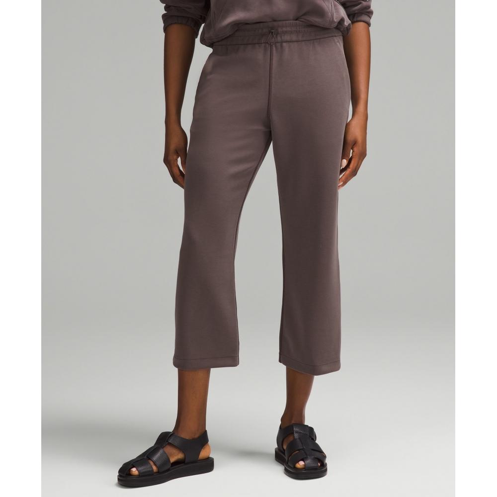 

Lululemon Softstreme High Rise Straight Leg Cropped Pant Espresso 2