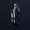 Engine Silvery Metal Piston Car Keychain Keyfob Fob Key Chain Ring Keyring Gifts