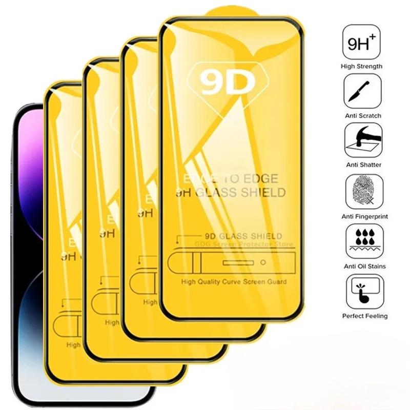 

4PCS9d capa completa de vidro protetor para huawei y5 y6 y7 y9 prime 2018 2019 pro y6p y6s y7a y7p y8p y8s y9a y9s filme protetores de tela Huawei P20 Lite