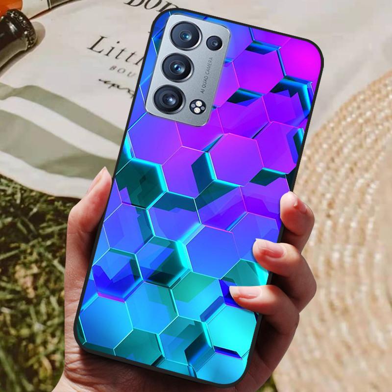 Für Oppo Reno 6 Pro 5G CPH2247 Hülle Silikon Rückseite Handyhülle Für Oppo Reno 6 Pro 5G CPH2249 Hüllen Reno6 Pro Weiche Stoßstange