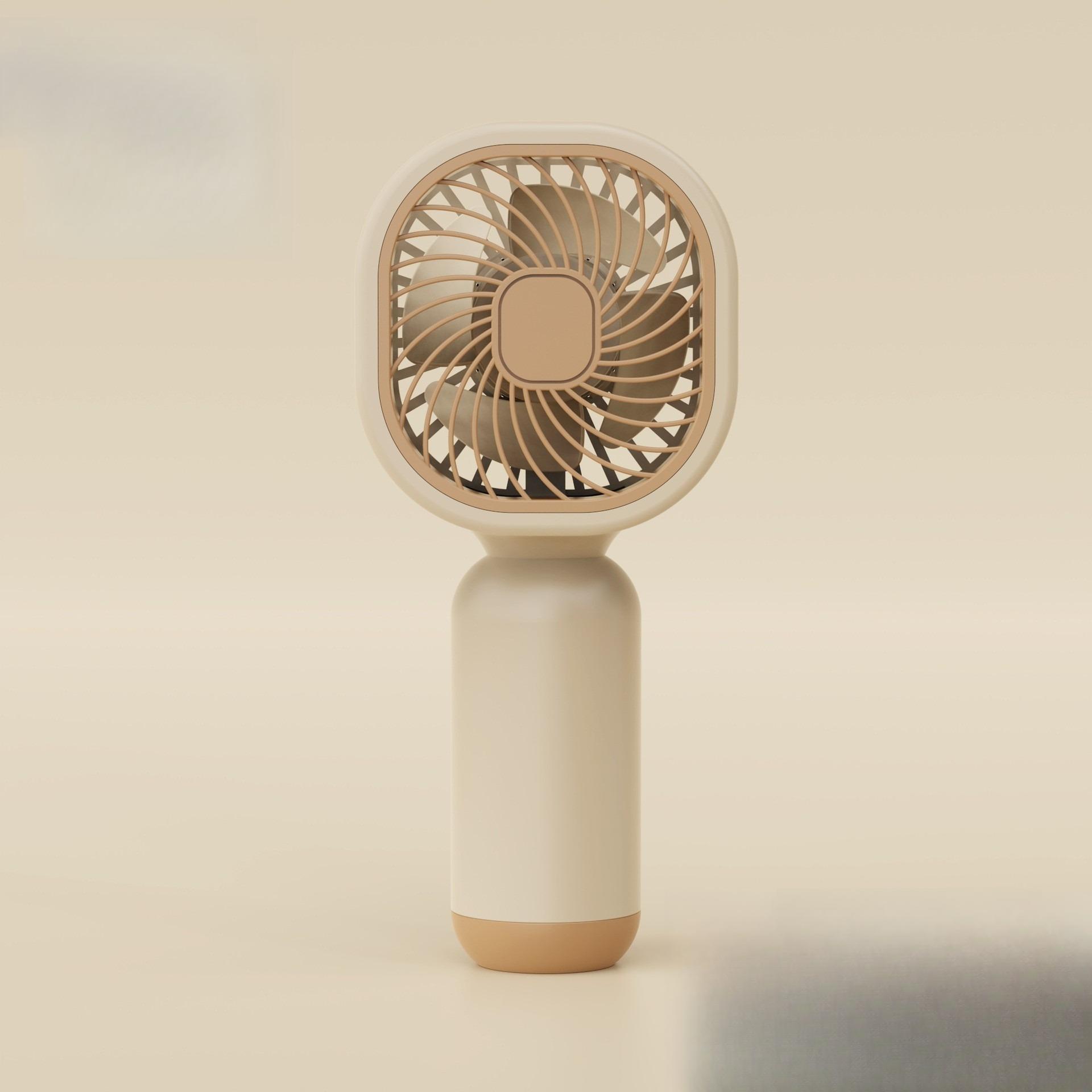 Новый мультяшный бестселлер, однотонный ручной маленький креативный USB-вентилятор, мини-портативный вентилятор для студентов