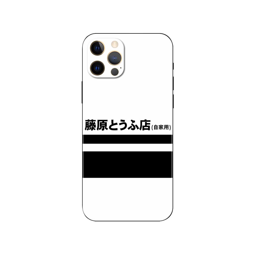 Initial D AE86 Car Phone Case for Iphone 5 5s Se 6 6s 7 8 Plus X 10 XR XS 11 12 13 Mini Pro MAX Black Tpu Back Cover
