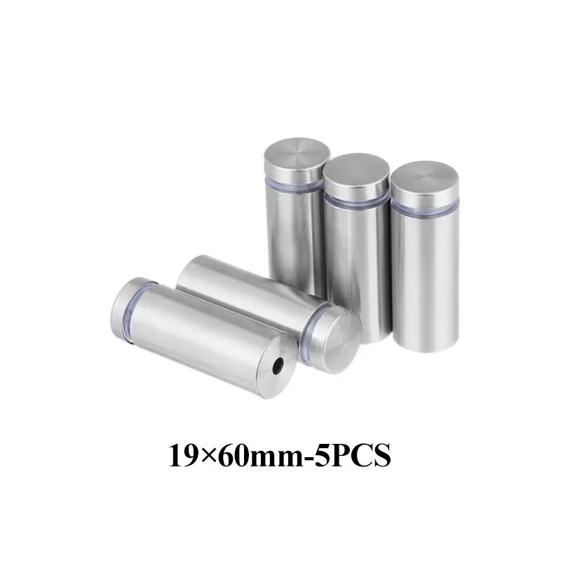12-19MM Stainless Steel Glass Fasteners Advertisement Standoffs Pin Billboard Fixing Screws Advertising Board Fixed Nails Screw