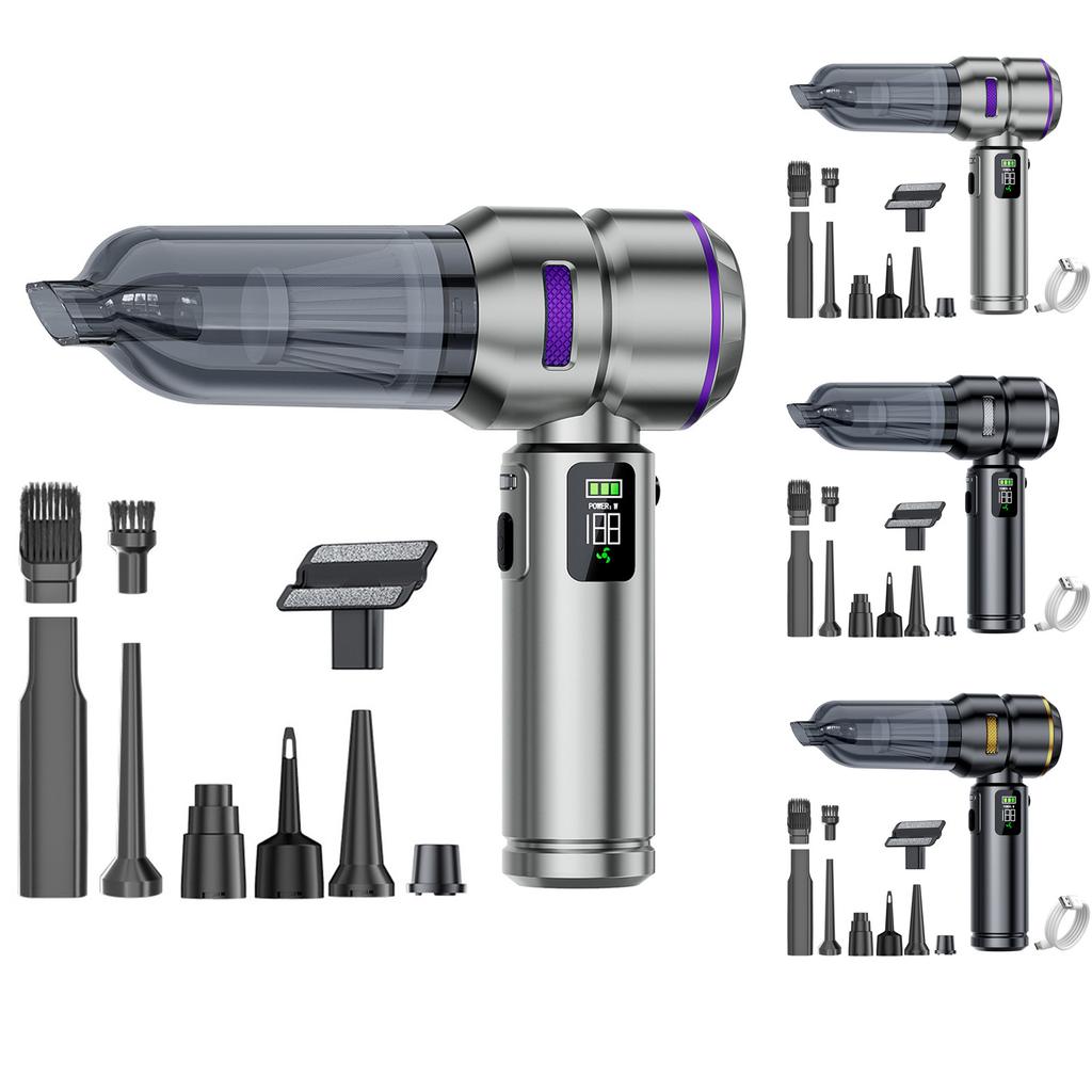 Cordless Handheld Vacuum Cleaner For Wet/Dry Messes,  Design, Ideal For Kitchen Spills, Car Detailing, Workshop Use(Black)