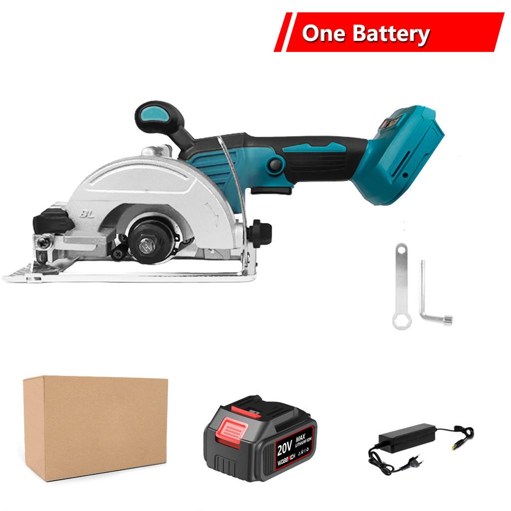21V 125mm 5 Inch Brushless Electric Circular Saw Cordless Portable Electric Saw Adjustable Wood Cuttiing Machine