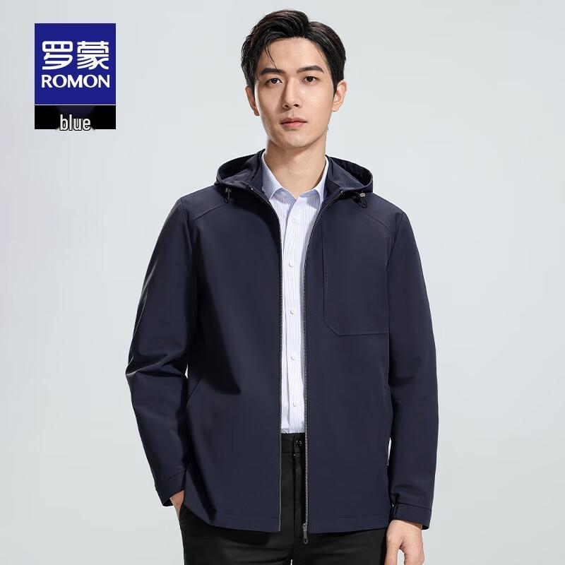 ROMON Men's Detachable Hood Workwear Jacket 7J010026