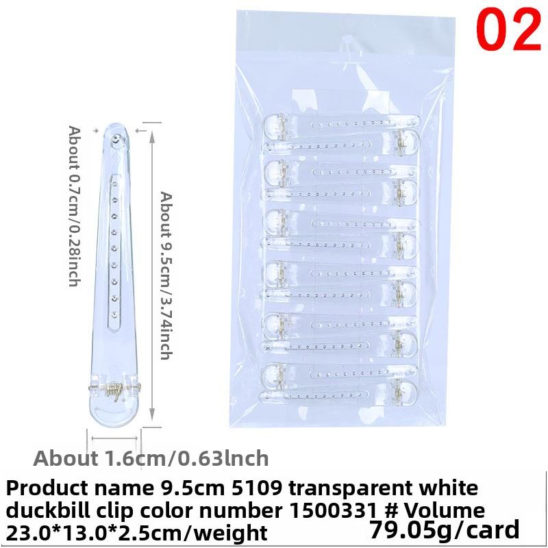 

Новые розовые пластиковые зажимы-уточки, большие зажимы с острым носом и выпрямители для волос 11801#(12pc)