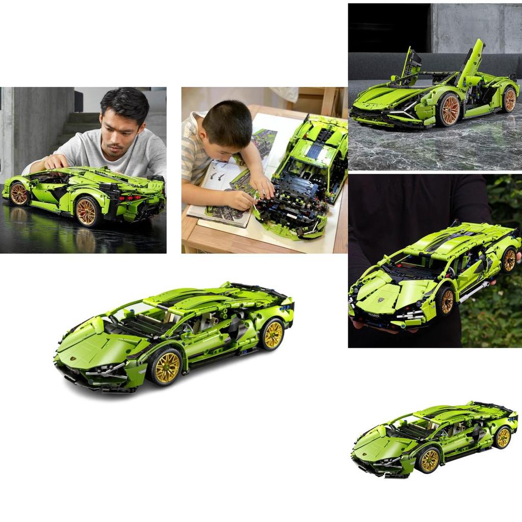 High-difficulty Adult Model Car Building Toy For Both Men And Women Compatible With Lego Lamborghini
