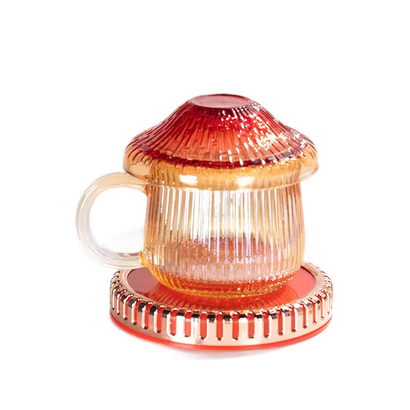 

Creative Mushroom Glass Coffee Cup Set