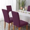 1 2 4 6pcs Solid Color Chair Cover Stretch Spandex Elastic Slipcovers Chair Covers For Dining Room Kitchen Wedding Banquet Hotel for Home