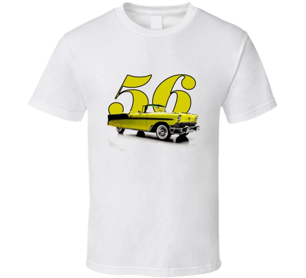 56 Chevy Convertible Classic Hot Rod Muscle Gift T Shirt S